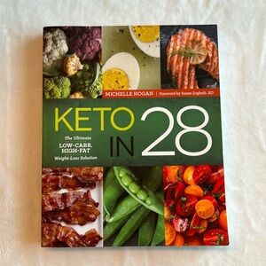 Keto in 28 Cookbook Michelle Hogan Low Carb Recipe Book